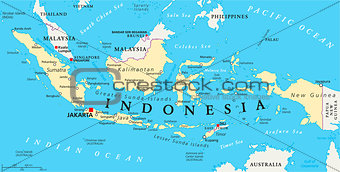 Indonesia Political Map