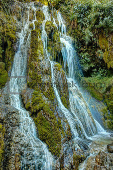 Amazing view of Krushuna Waterfalls, near the city of Lovech