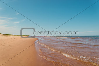 Beach at St. Peters Bay on the northern shore of Prince Edward I