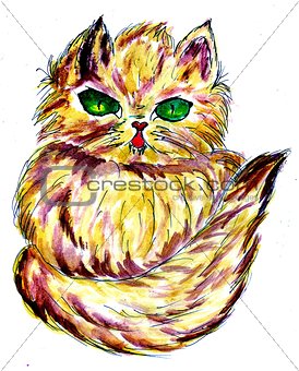 Persian Cat Sketch