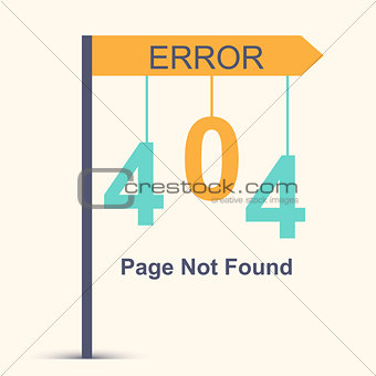 Page not found, 404 error.