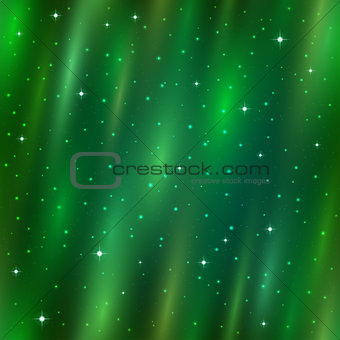 Seamless background, Aurora Borealis