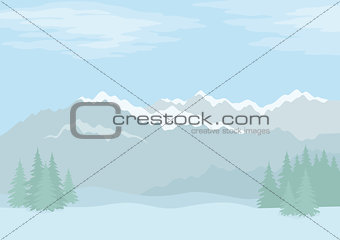 Landscape, mountains