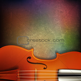 abstract grunge background with acoustic guitar