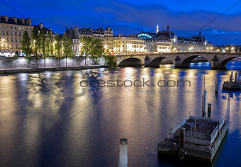 The River Seine in Paris, France