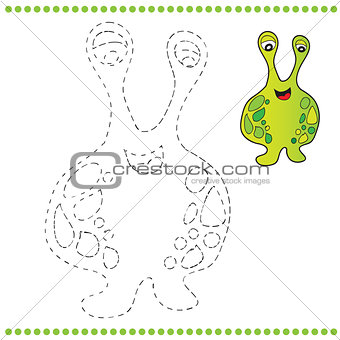 Connect the dots and coloring page