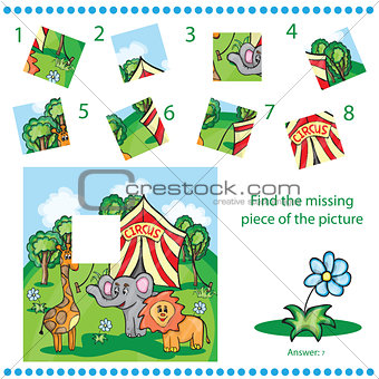 Find missing piece - Puzzle game for Children