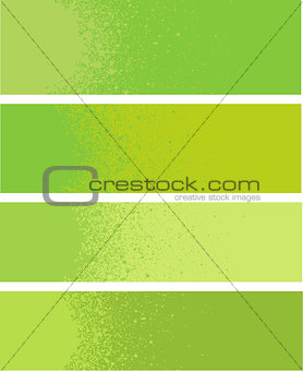spray painted gradient detail in green yellow
