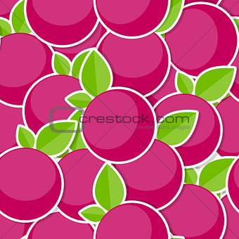 Seamless Pattern Background from Berrys Vector Illustration