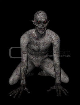 3D demonic figure