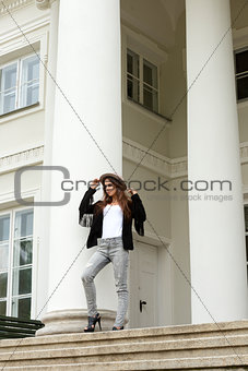 woman with fashion casual style 