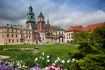 Krakow Wawel yard view