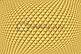 Geometric golden pattern. Textured background. 