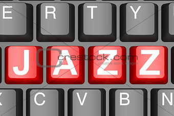 Jazz button on modern computer keyboard