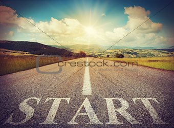 Start road