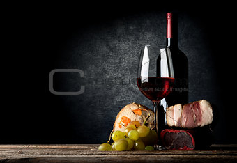 Meat and wine