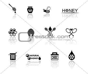honey icon set
