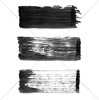 Abstract watercolor paintbrush lines for your project
