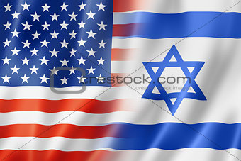 USA and Israel flag