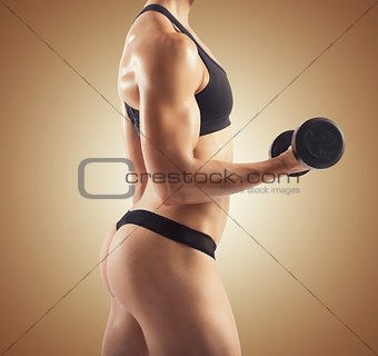Bodybuilder girl