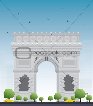 Arch of Triumph. France Paris