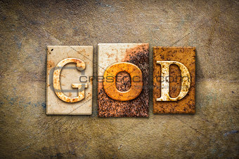 God Concept Letterpress Leather Theme