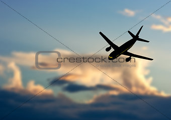 Plane in Sky
