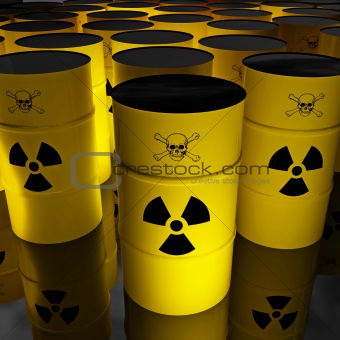 Radioactive tank