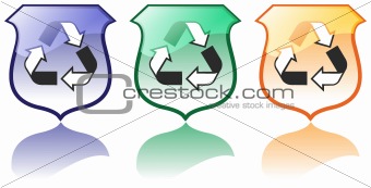Set of High Quality Recycling Icons Vectors