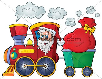 Christmas train theme image 1