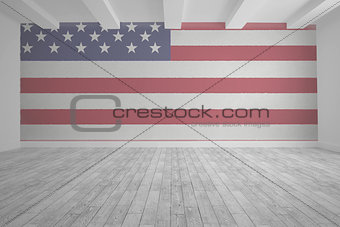 Composite image of usa national flag