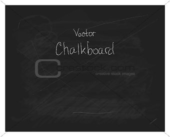 Vector blackboard chalk retro background