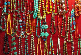 Souvenirs shop in Arab quarter .
