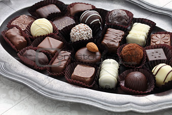assortment of chocolate
