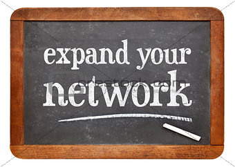 Expand your network advice on blackboard