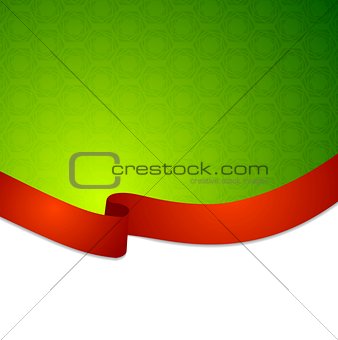 Red tape ribbon background