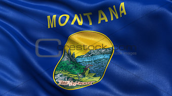 US state flag of Montana
