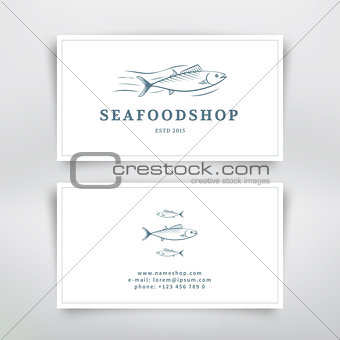 Seafood card