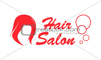 hair salon red icon