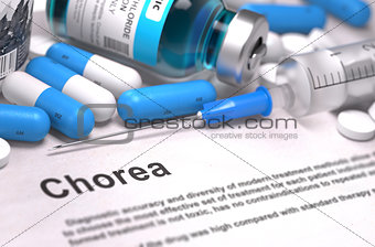 Chorea Diagnosis. Medical Concept.
