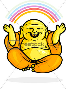 Happy Buddha Rainbow