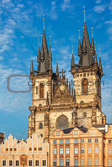 temple Our Lady before Tyn in Prague