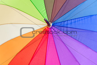Open Rainbow umbrella