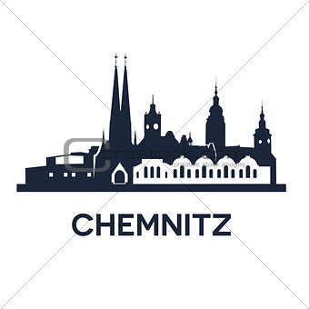 Chemnitz City Skyline