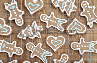 Beautiful gingerbread cookies  