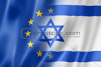 Europe and Israel flag