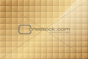 Bronze Tiled Background