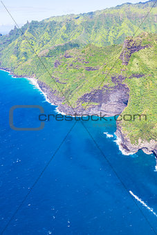 aerial view at kauai