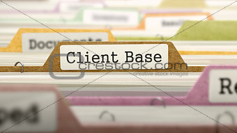 Client Base Concept on Folder Register.