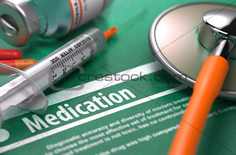 Medication. Medical Concept.